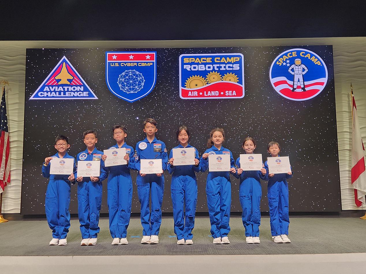 Graduation ceremony at the U.S. Space & Rocket Center in Huntsville, Alabama.